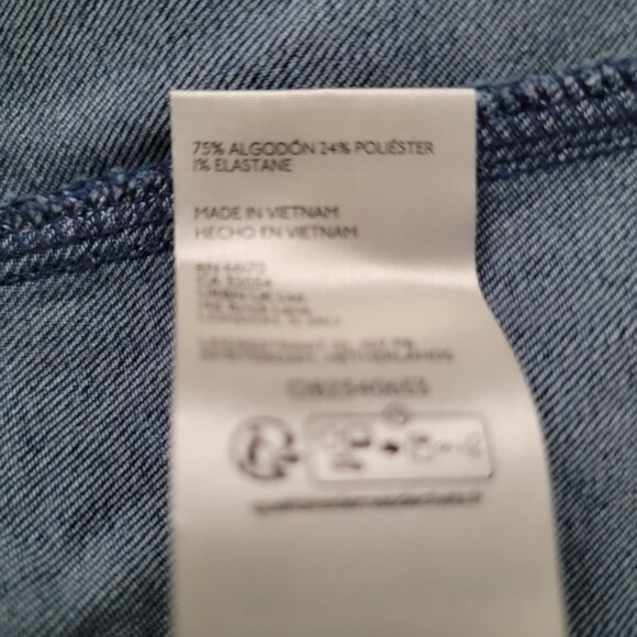 Free People Alexa Mini Dress Set Womens 8 Denim Jacket Country Contemporary - Picture 11 of 13